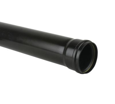 Brett Martin 110mm Round PVC Downpipe in Black