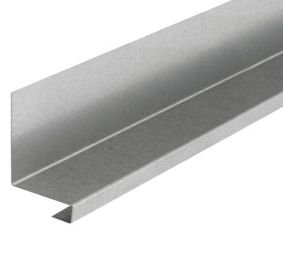 Drip Tray Flashing - 3m Galvanised 