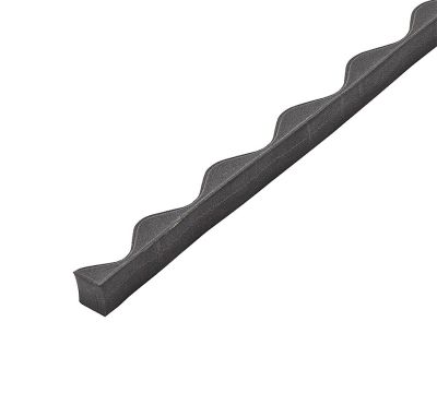 Corrugated 13/3 Profiled Foam Fillers Supaseal (25mm) Black With 6mm Base