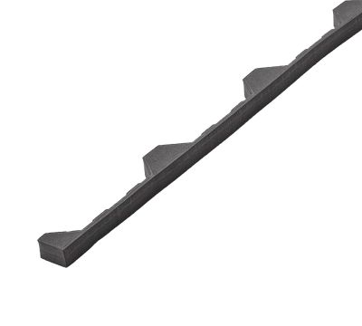 Profiled Foam Eaves Fillers to Fit 32/1000 Supaseal (25MM) Black With 6mm Base