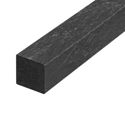 Recycled Plastic Cladding Batten, 50mm x 50mm, Black