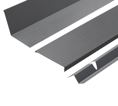 110° Lean-To Flashing and Z Bar Kit for Standing Seam - 3m