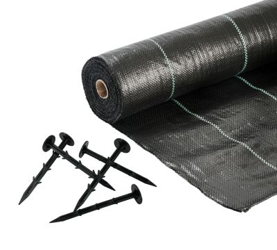 Weed Mat & Pins Bundle