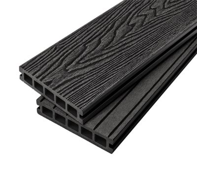4m Hollow Woodgrain-Effect Composite Decking Board