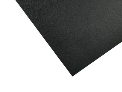 Mica 0.6mm thick Flat Sheets 3m length Black