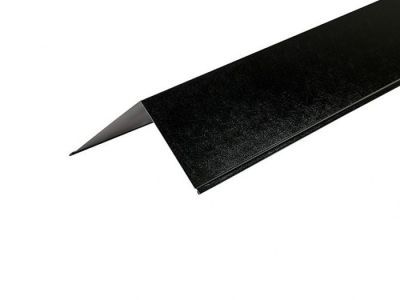 Barge Flashings in Black PVC Plastisol Finish - 3m 150 x 150mm