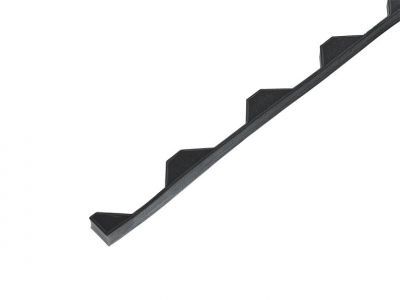 Profiled foam eaves fillers to fit 34/1000 Supaseal (25mm) Black with 6mm base