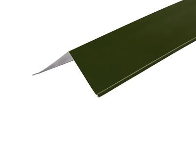 Corner Barge Flashings in Juniper Green Polyester Paint Finish - 3m 150 x 150mm