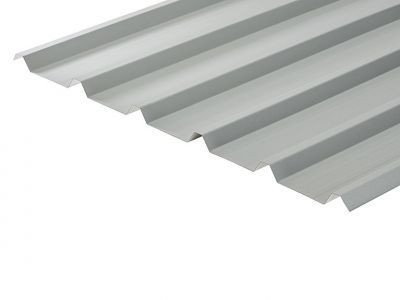 32/1000 Box Profile 0.7 Thick Light Grey Polyester Paint Coated Roof Sheet