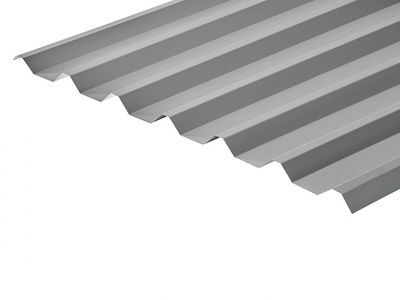 34/1000 Box Profile 0.7 Thick Light Grey Polyester Paint Coated Roof Sheet
