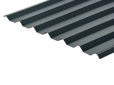 34/1000 Box Profile 0.7 Thick Slate Blue Polyester Paint Coated Roof Sheet