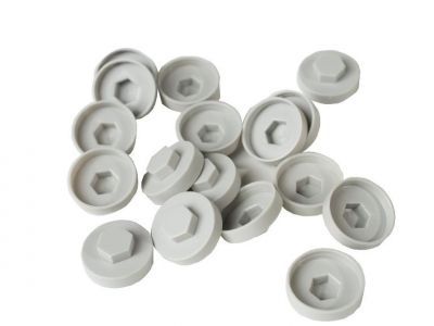 HC19 19mm colour caps Goosewing grey/10A05 (Pack of 100)