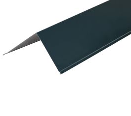 90º Corner Barge Flashings in Polyester Paint Finish - 3m 200mm x 200mm - Slate Blue