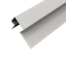 3m Fibre Cement Lap Wall Cladding Asymmetric External Corner Window/Door Trim - Light Grey