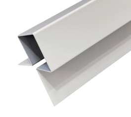 3m Fibre Cement Lap Wall Cladding Symmetric External Corner Trim - Light Grey