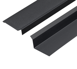90° Verge Flashing and Backer Plate Kit for Standing Seam - 3m