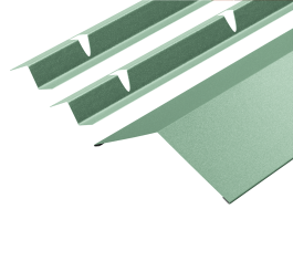 130° Ridge Flashing and Z-Bar Kit for Standing Seam - 3m