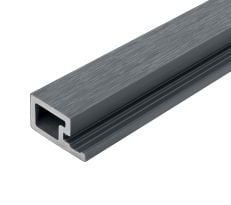 2.5m Composite Slatted Wall Cladding Single Start Profile Trim 2.5m Composite Slatted Wall Cladding Single Start Profile Trim