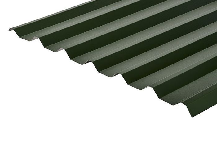 34/1000 Box Profile 0.5 Thick PVC Plastisol Coated Roof Sheet