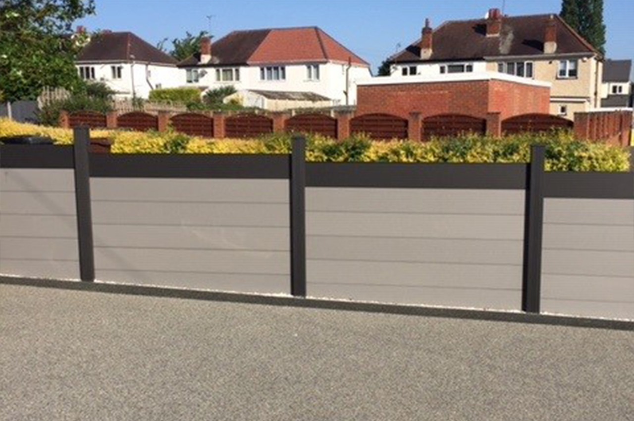 Composite Fencing products can be used as an innovative way of bordering your driveway