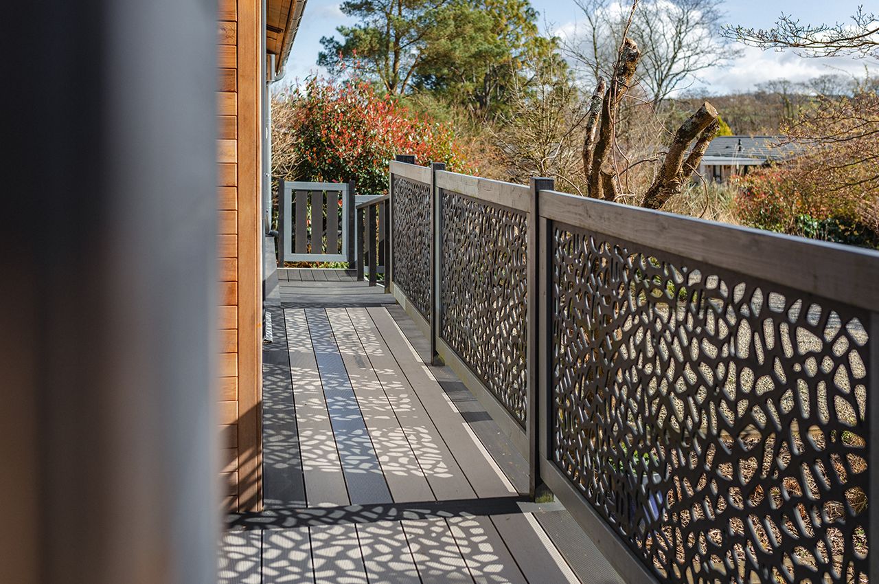 Create the perfect exterior retreat with Cladco Composite Decking Boards in Light Grey and Charcoal