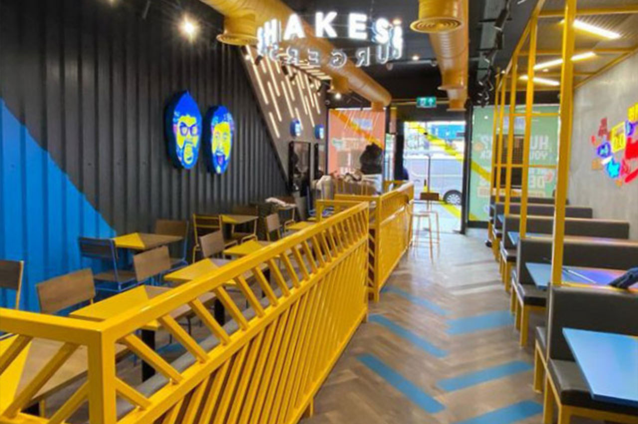London-based burger restaurant transforms interior with Cladco Steel Sheets