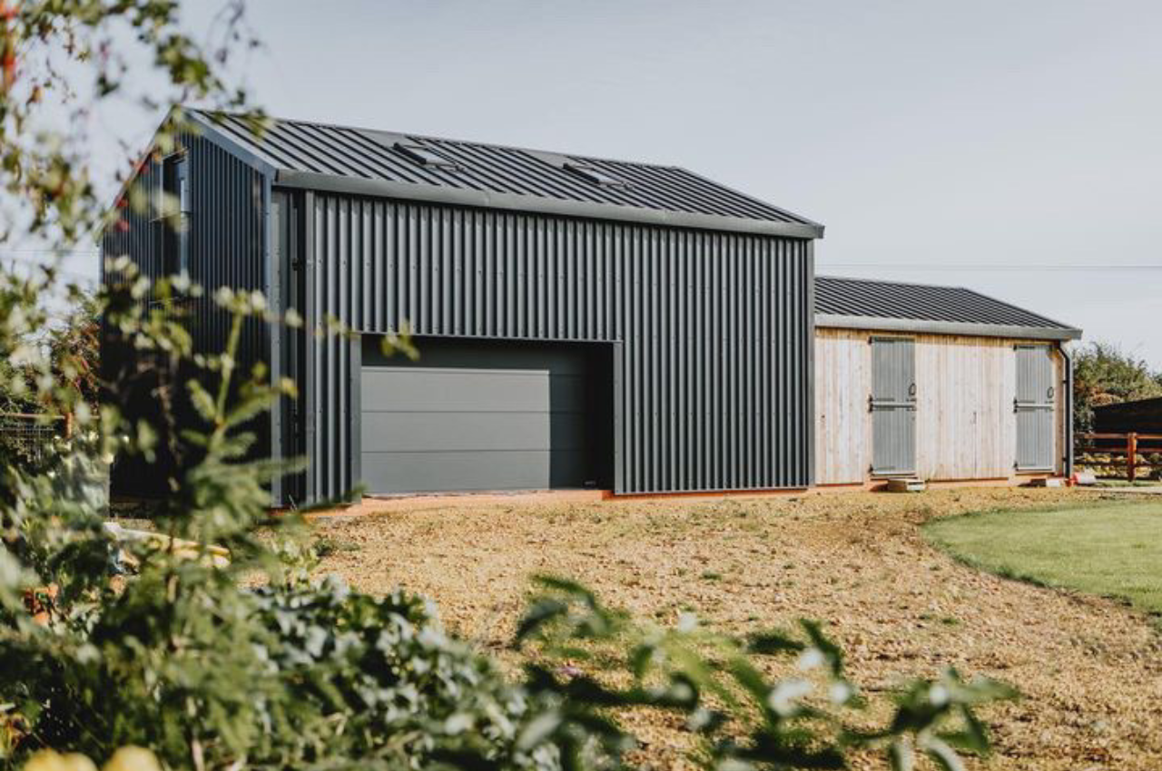 Renovated Hay Barn | Cladco 32/1000 Box Profile Roofing Sheets In Black