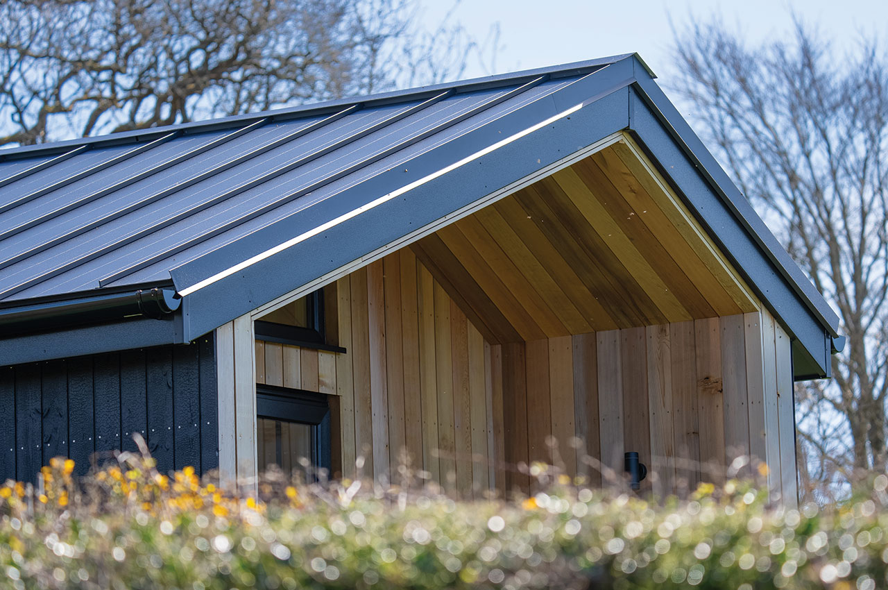 Little Miller’s Skali | Modern Countryside Cabin | Night Black Standing Seam Roofing Sheets