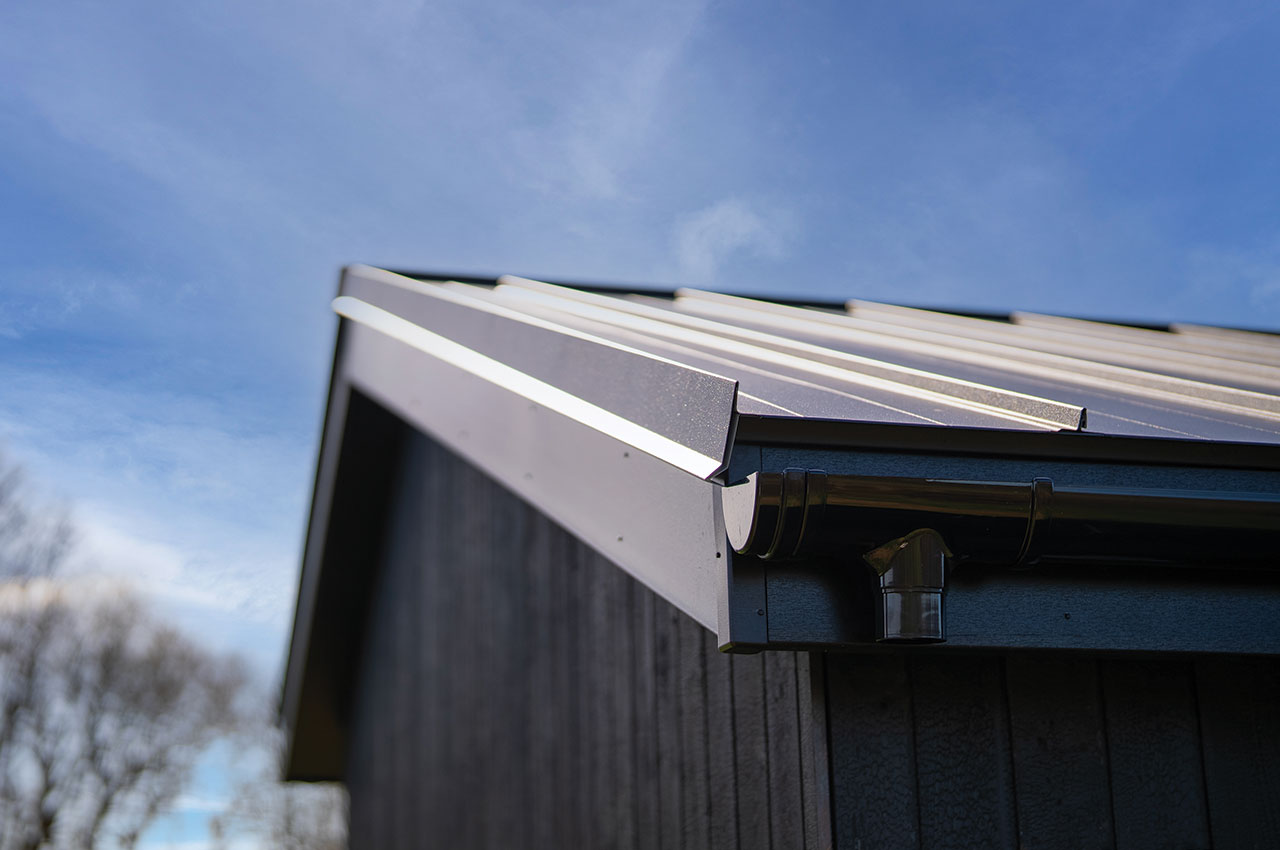 Little Miller’s Skali | Modern Countryside Cabin | Night Black Standing Seam Roofing Sheets