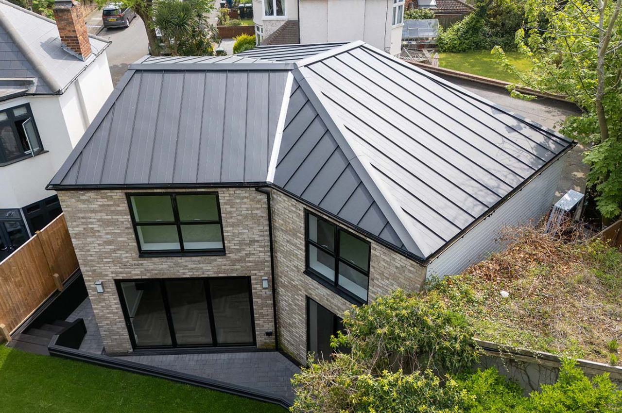 Contemporary and Modern Home Roofing Transformation Using Our Standing Seam Sheets