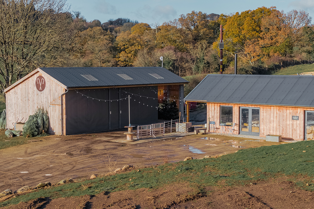 Corrugated Roofing Sheets gives this barn a traditional appearance whilst protecting it from the elements