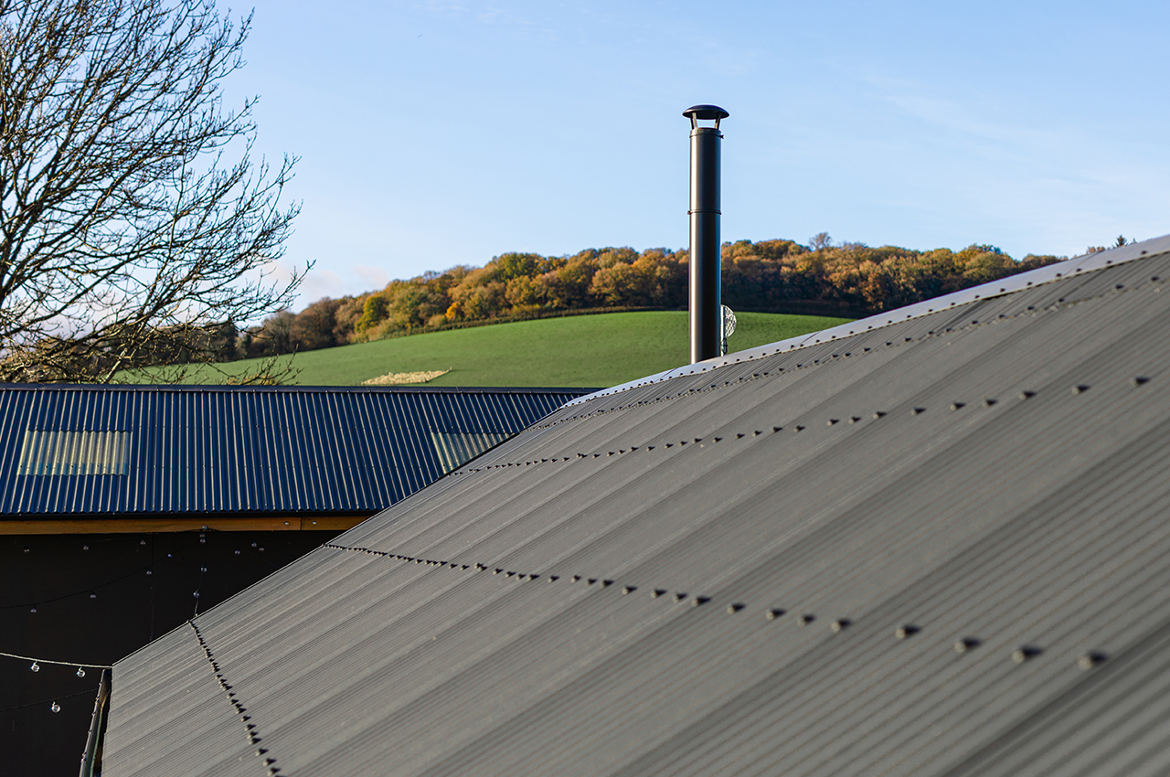 Corrugated Roofing Sheets gives this barn a traditional appearance whilst protecting it from the elements