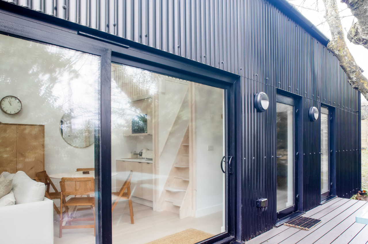 Treehouse Cladding | 13/3 Corrugated Roofing Sheets In Black