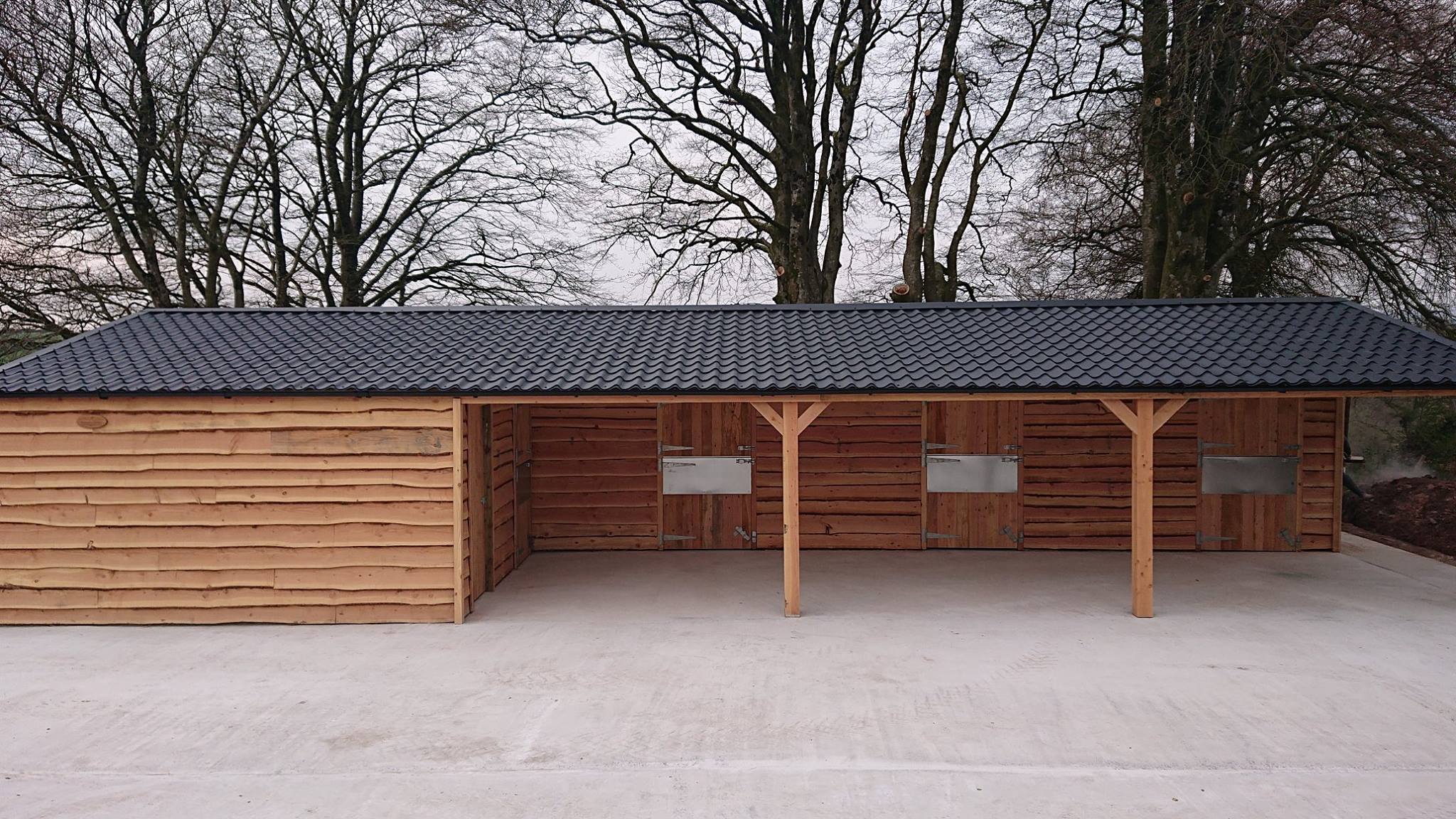 Graphite Grey Tile Form on Stable Block