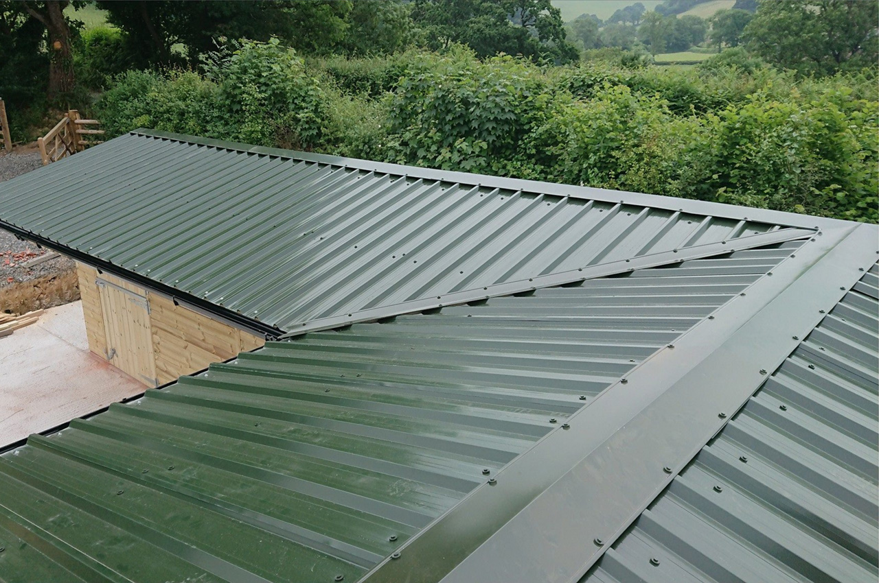 Box Profile 32/1000 Juniper Green Roofing Sheets