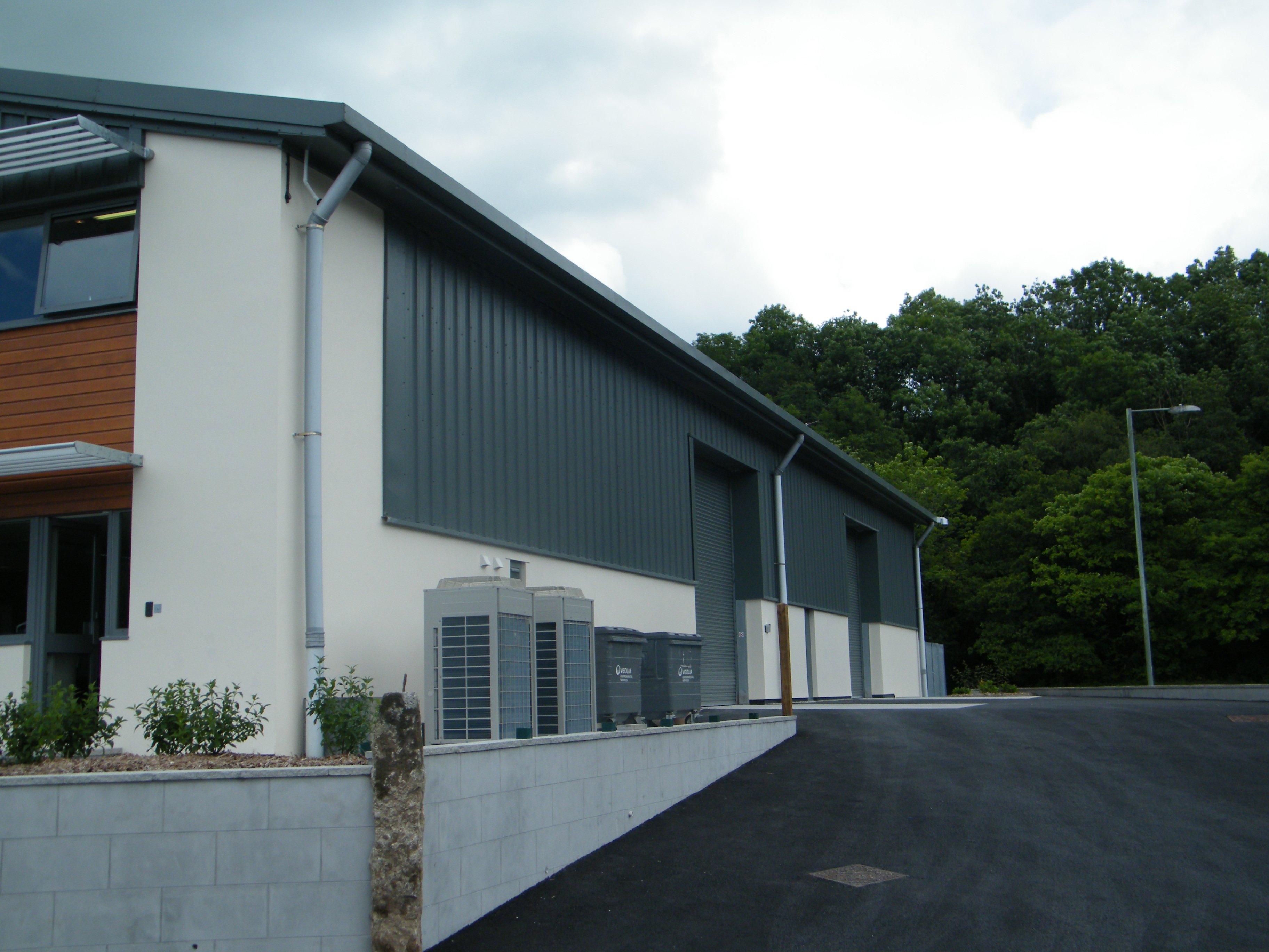 Cladco Side Cladding Sheets on Industrial unit. 