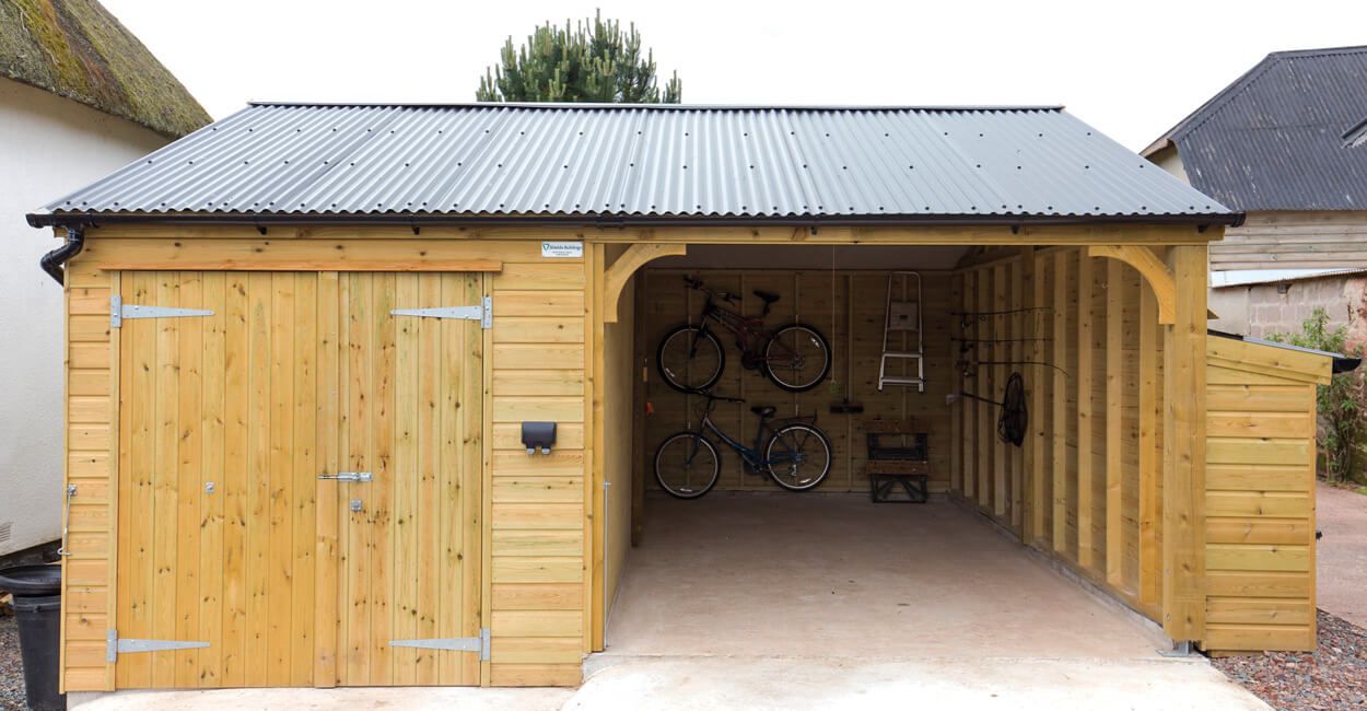 Storage and Garage unit using Cladco Corrugated PVC Sheeting