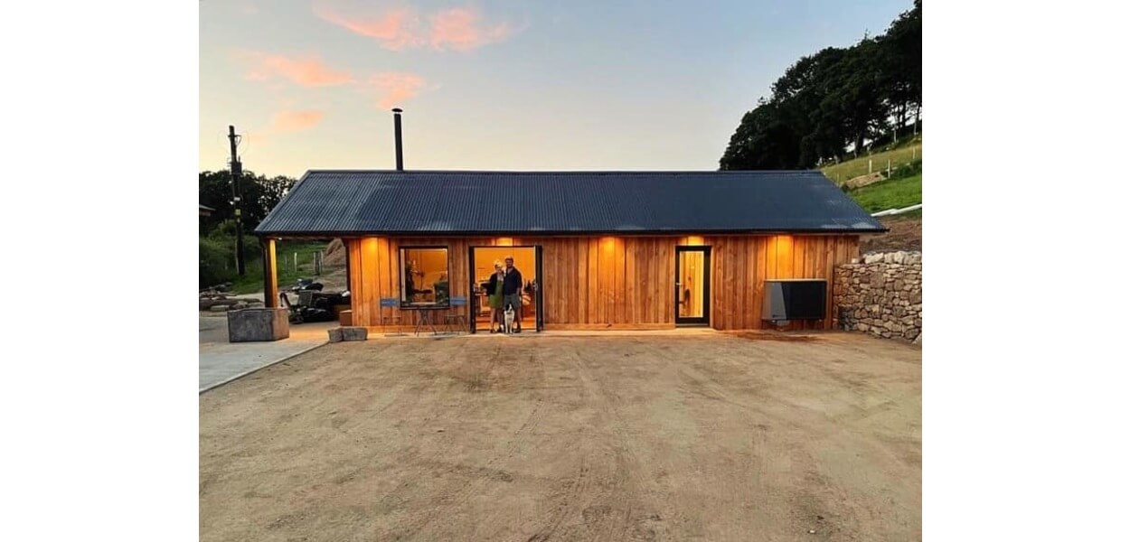 Corrugated Roofing Sheets gives this barn a traditional appearance whilst protecting it from the elements