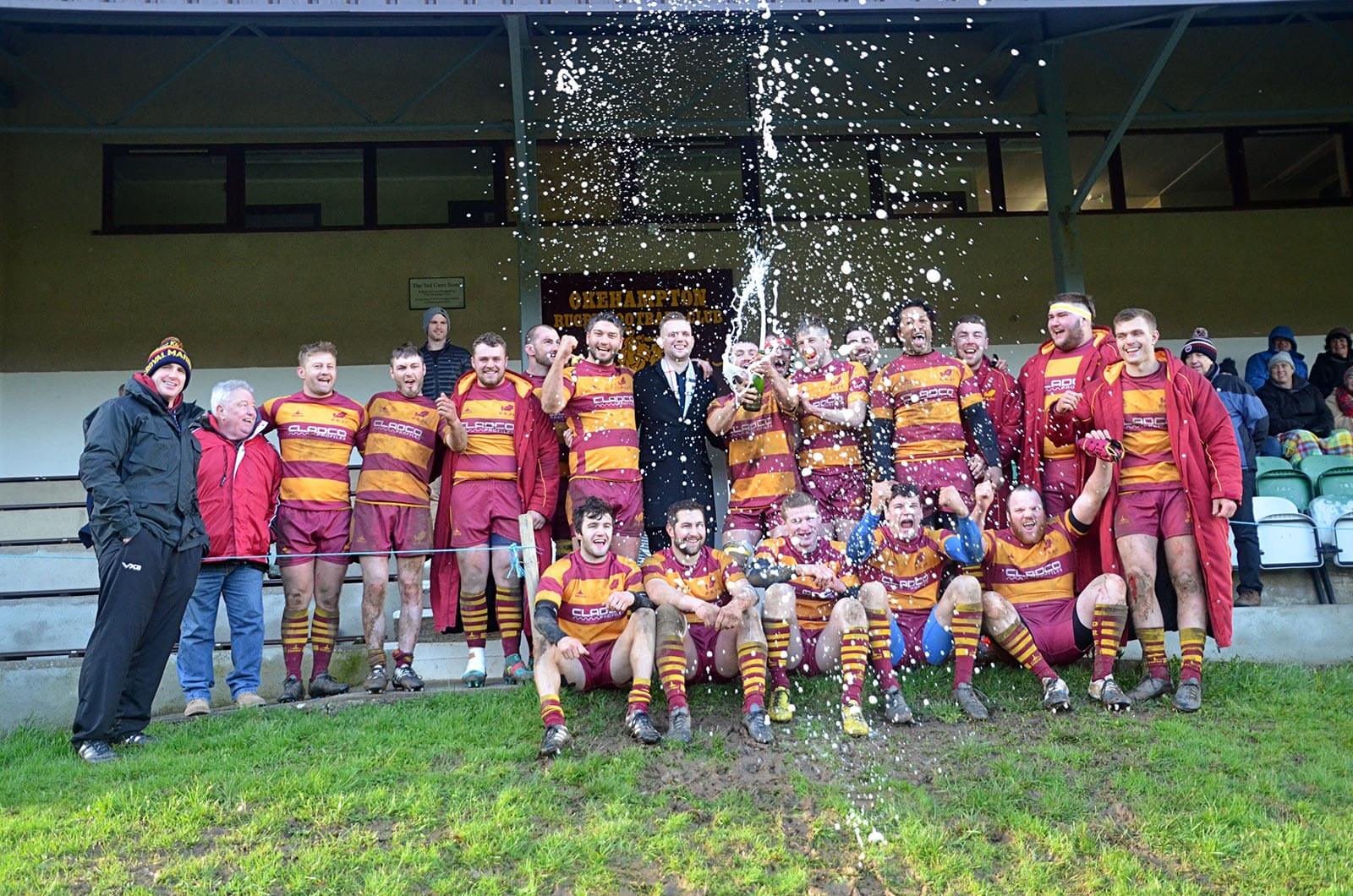 Cladco sponsors Okehampton Rugby Club