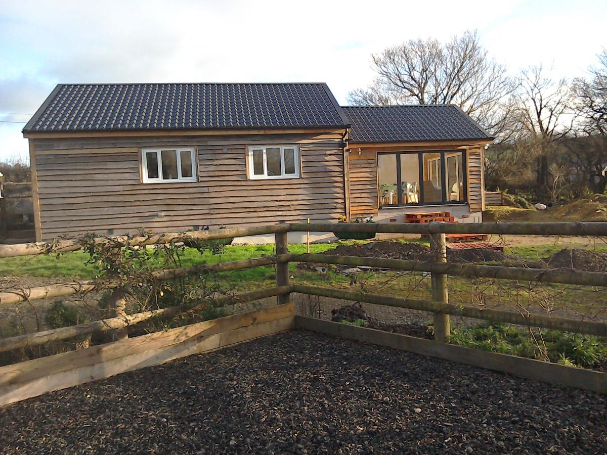 Before and after barn conversion using Cladco Tile Form Sheeting