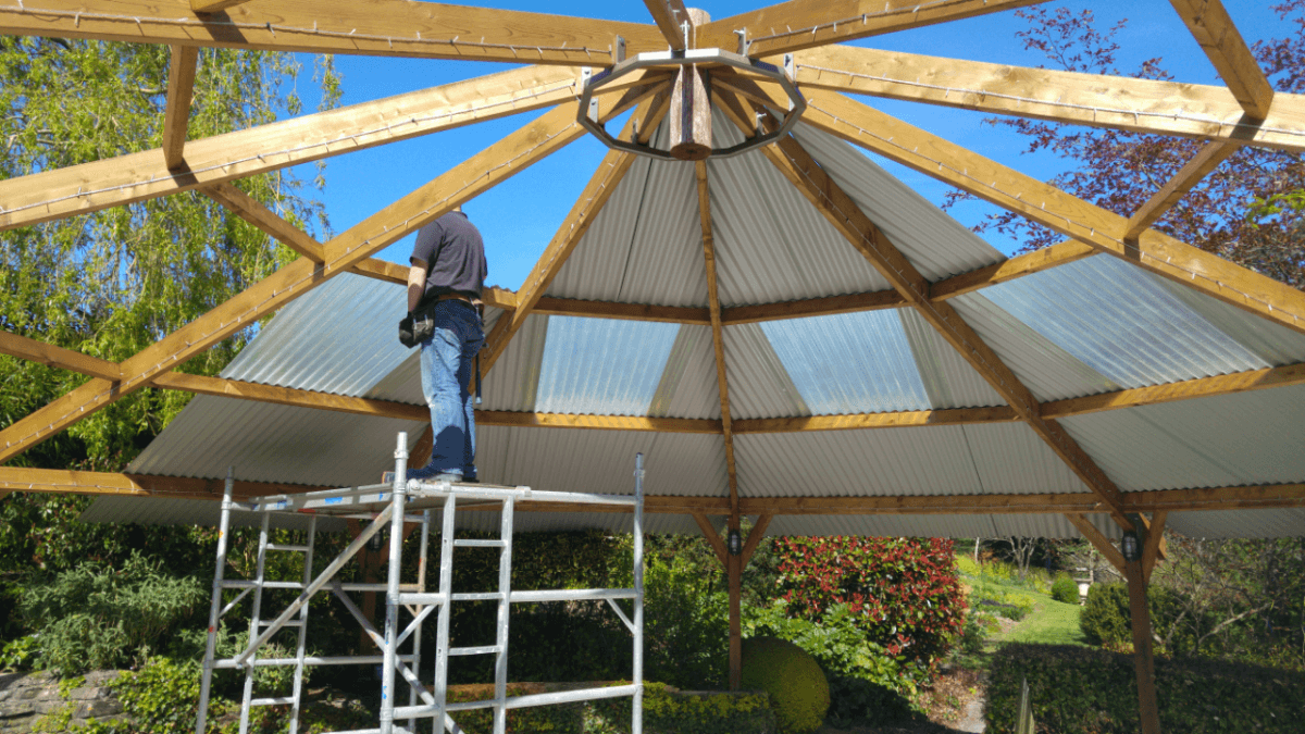 Greenhouse Spa under construction