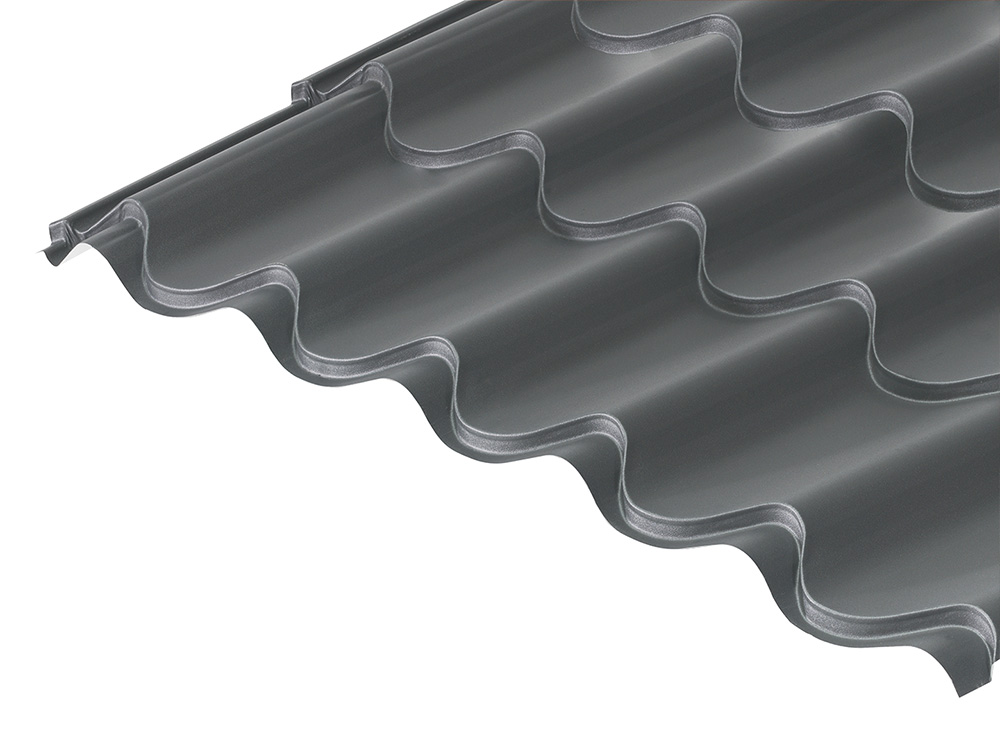Cladco tile form roofing sheets in GreenCoat® Pural BT