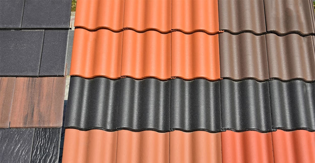 An example of the several different plastic roof tile profiles used as low-pitch roof solutions