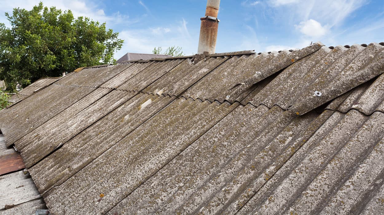 Asbestos roof tiles were popular for their good heat insulation