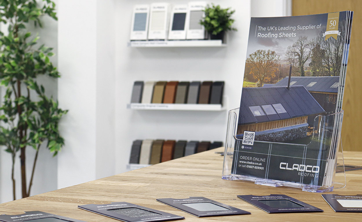 Complimentary Roofing Samples are available from our Andover Showroom