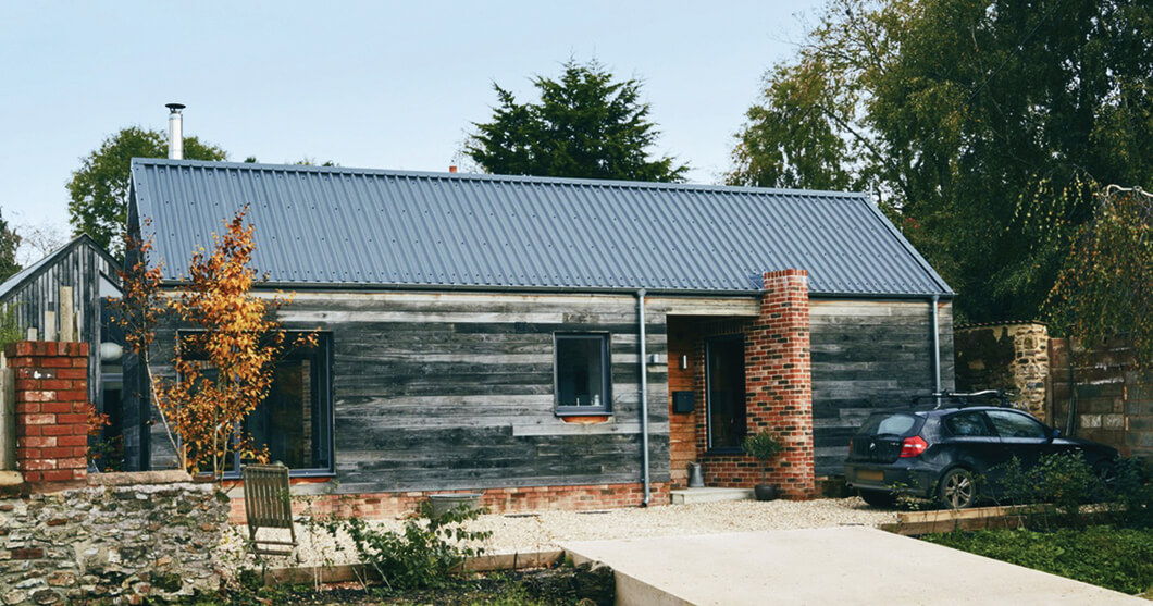 Rural home using Cladco 34/1000 Box Profile Roof Sheets