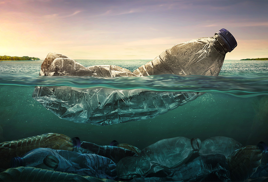 Eco-friendly planters are made from 100% recycled plastic.