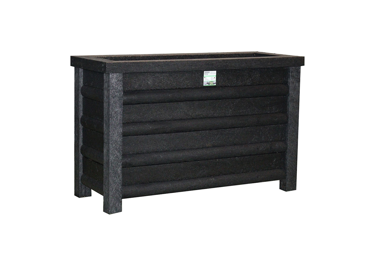 Large rectangular Recycled plastic planter