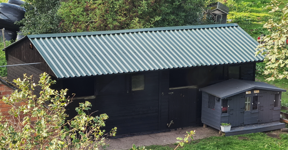 34/1000 Box Profile Roofing Sheets protect this building from the elements